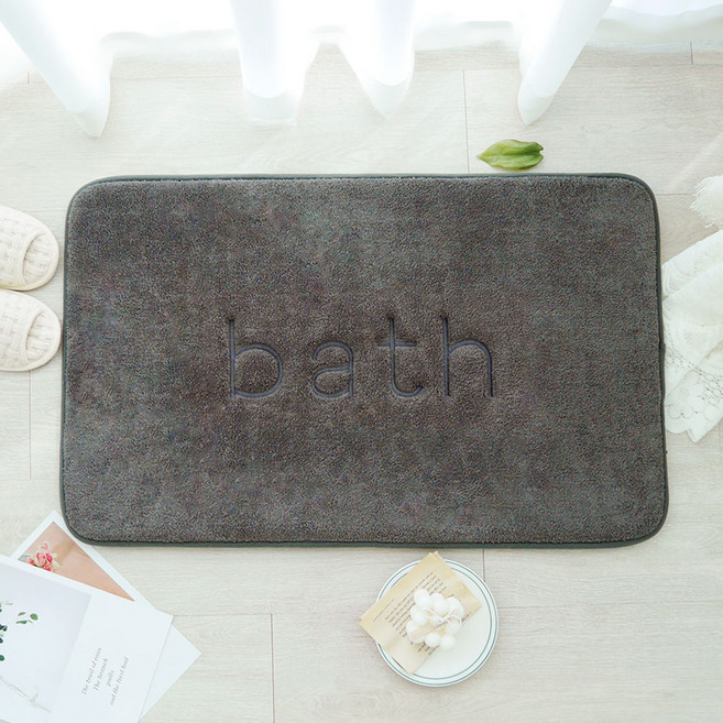 마더스홈 메모리폼 발매트, 차콜