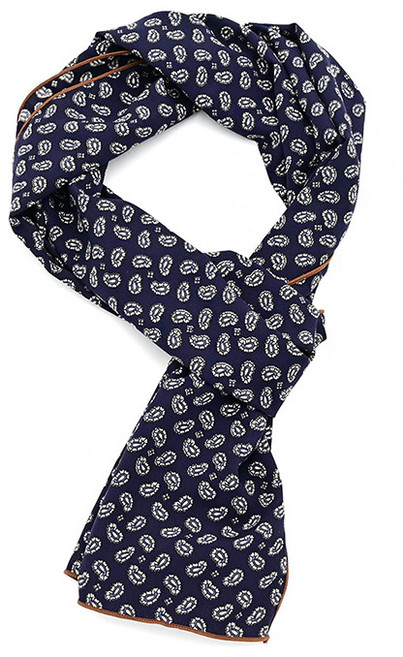 남성용 WIMAC 테보카 페이즐리 롱 스카프