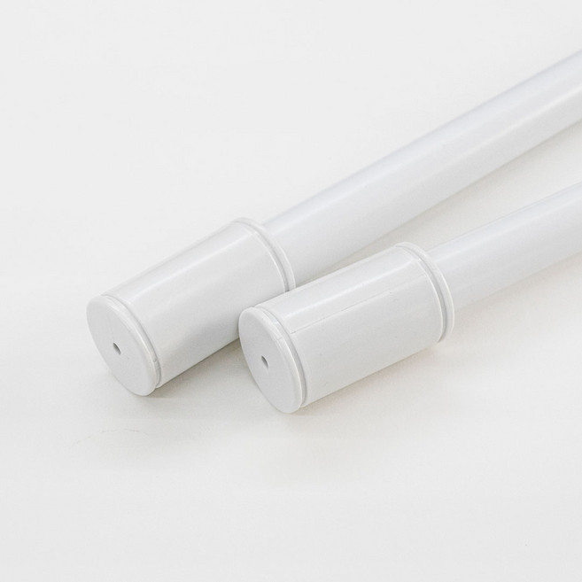 더원홈데코 플레인 25mm 커튼봉, 화이트