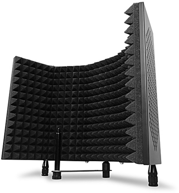 소리가 5단 접이식 마이크 리플렉션 팝필터, 블랙, YY-502