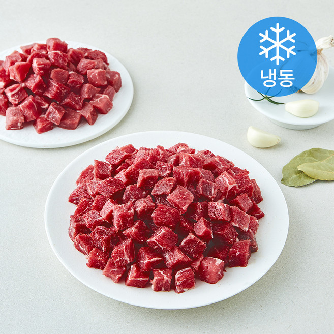 미트엔조이 미국산 소고기 모둠 절단 국거리용 (냉동), 10개, 200g