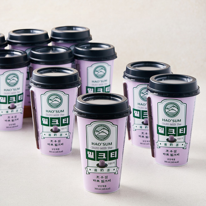 에치와이 호우섬 타로 밀크티, 10개, 300ml