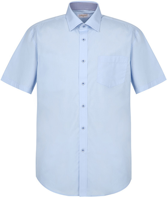 까망베르 남성용 구김방지 클래식핏 반팔 와이셔츠 N005