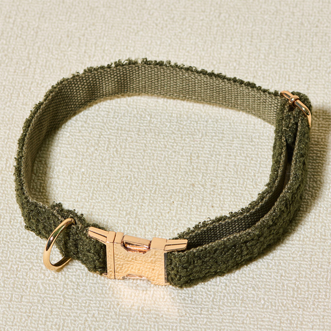 레드퍼피 강아지 하리스 목줄, 카키, 1개