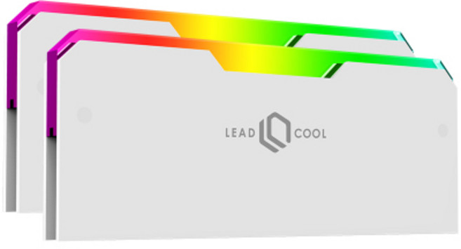 리드쿨 ARGB 메모리 방열판 화이트 RH-1 EVO 2p