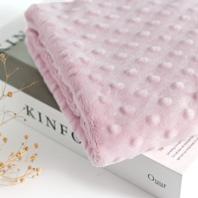 대폭 3mm NEW 보들보들 엠보극세사원단, 4.핑크, 1개