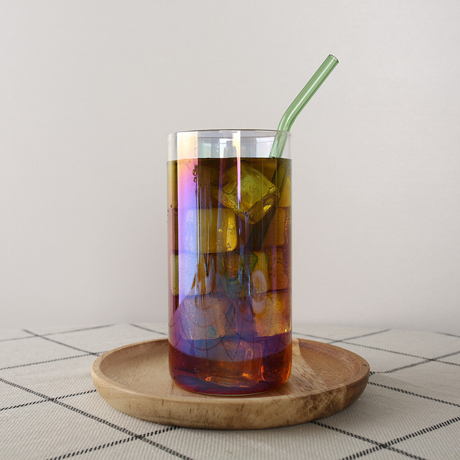 마카 MOR 홀로그램 오로라 내열컵 500ml C04, 혼합색상, 1개