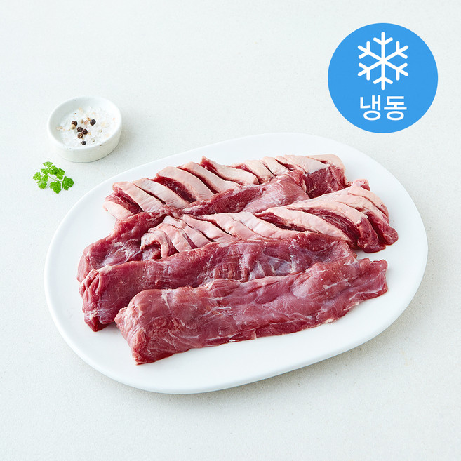 미국산 칼집 갈매기살 구이용 (냉동), 1개, 500g