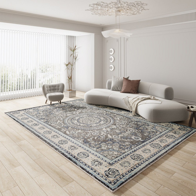 BRINCH Home Interior 仿羊絨防滑北歐圖案地毯