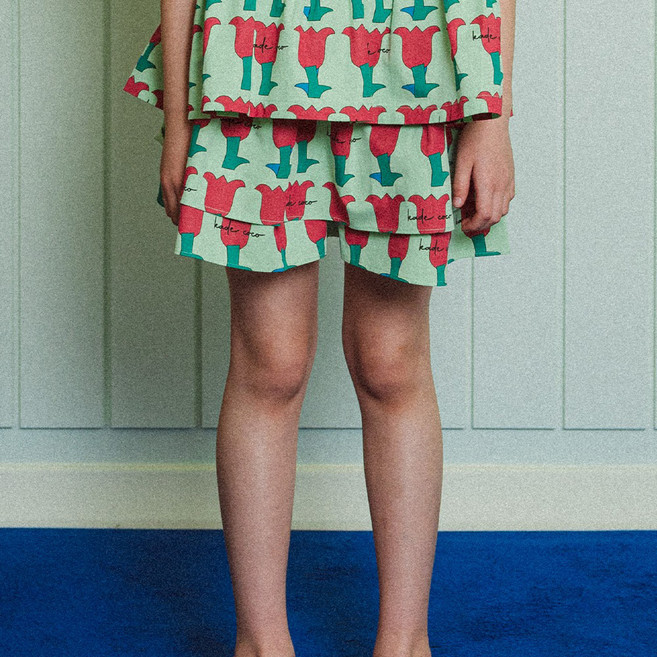 케이드코코 여아용 아베끄뚜아 튤립 큐롯 팬츠