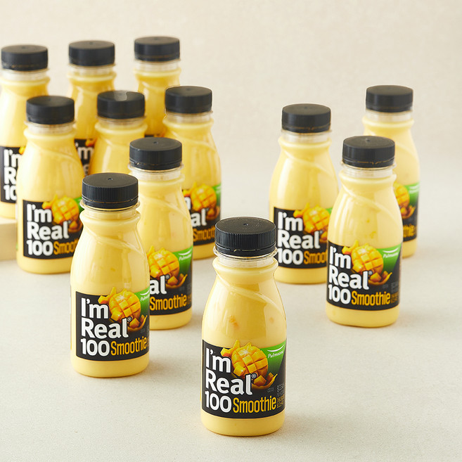 풀무원 아임리얼100 망고 스무디, 12개, 190ml