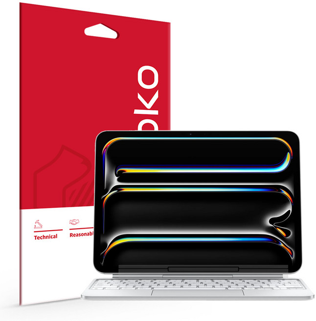 스코코 아이패드 매직키보드 힌지 보호필름 세트, 1세트