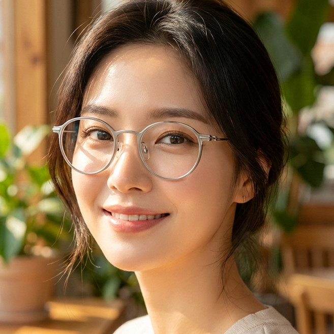 팬톤 초경량 티타늄 콤비 안경테 FOF23C