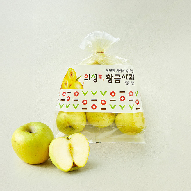 의성진 황금사과 소과 6~8입, 1개, 1.5kg