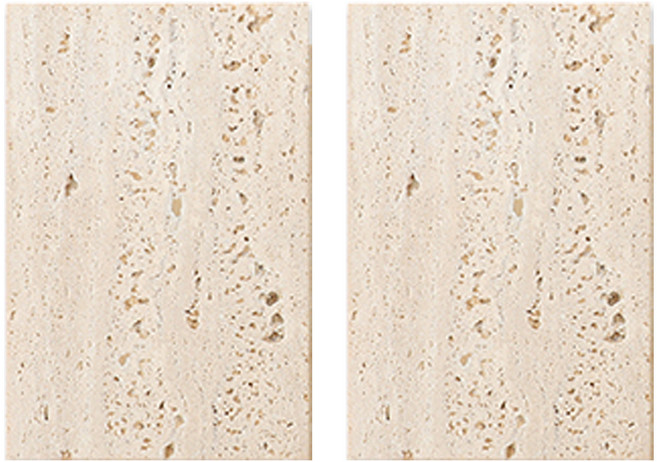 대한 스톤 대리석 트레이 오브제 무광 + 유광 COS-31L 2p, 베이지