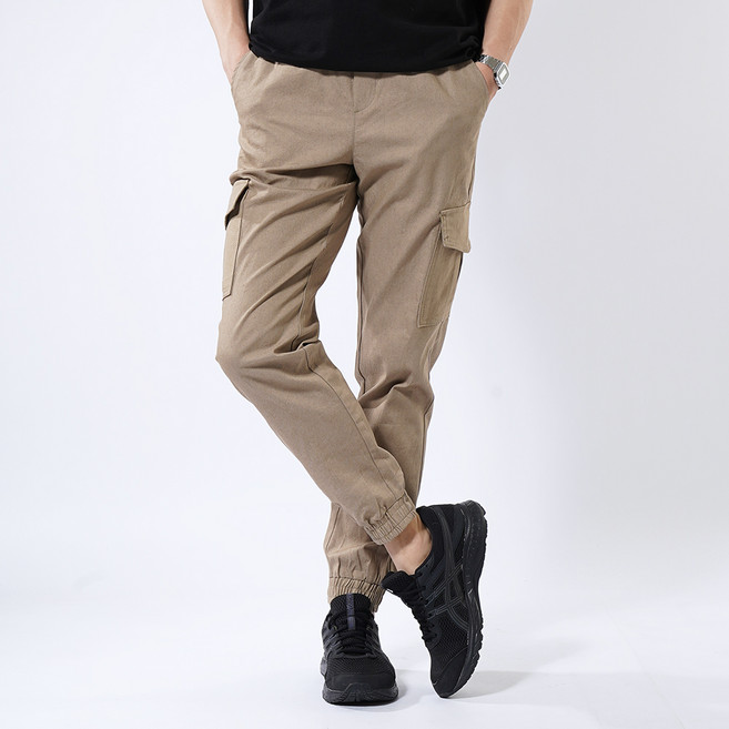 언탭트 빅사이즈 마약스판 카고 조거 밴딩 팬츠 바지