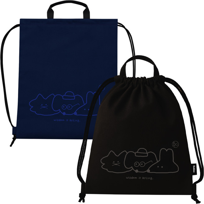 포포팬시 조리개 보바 신발 주머니 2종 세트