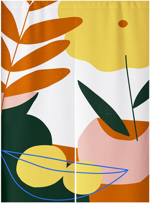 라플렌느 북유럽풍 모란디컬러 파티션 가리개 커튼