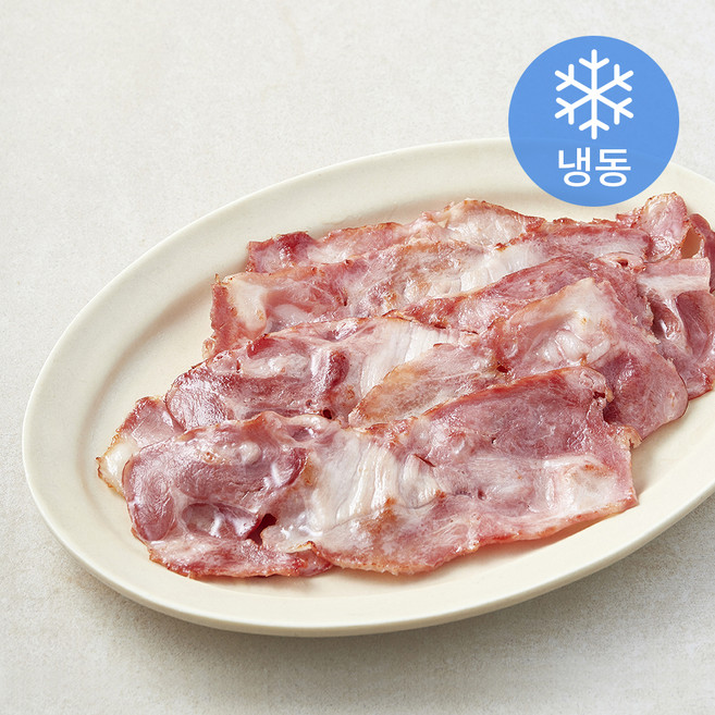 코주부 베이컨 스타일 슬라이스 (냉동), 1kg, 1개