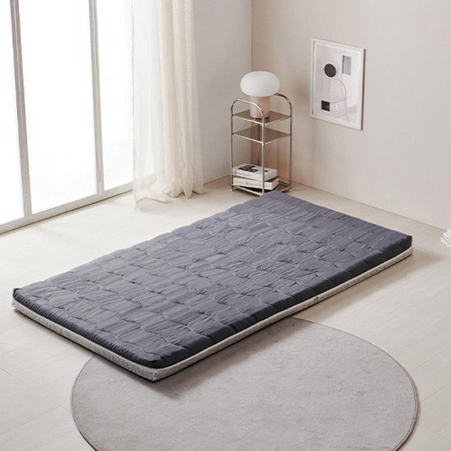 HOME JOBS 9區舒眠折疊式薄墊床墊 + 收納束帶套組