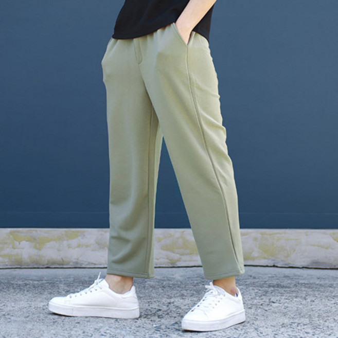 크램프 남성용 일자 슬랙스 바지