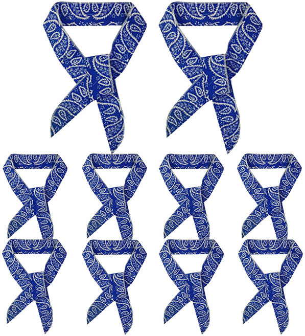 냉동 쿨 스카프, 블루, 10개