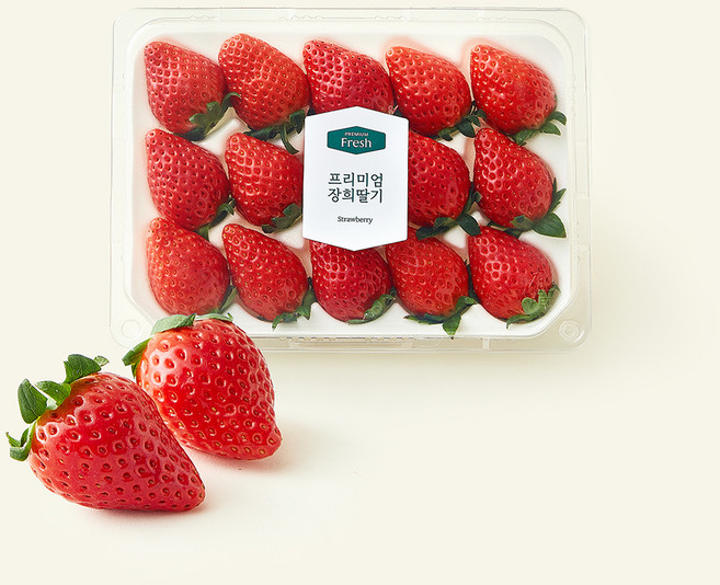 프리미엄 장희딸기, 350g, 1개