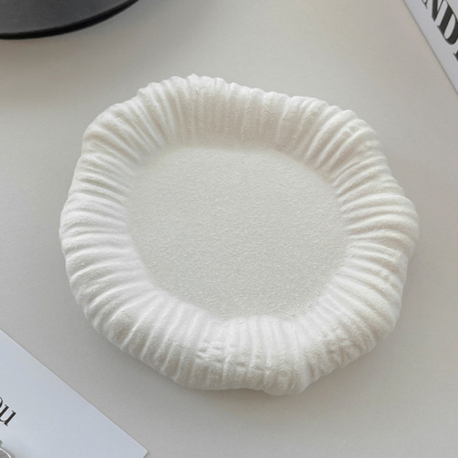 미르노아 미니멀리즘 심플 세라믹 오브제 트레이 MMM3517, 화이트