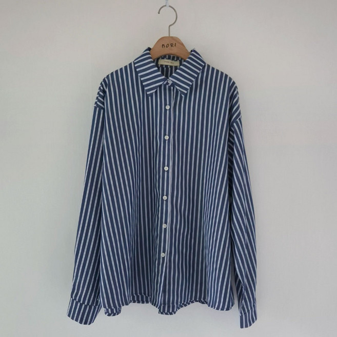 보리맘 포멀 스트라이프 긴팔 셔츠 임부복 Tb790