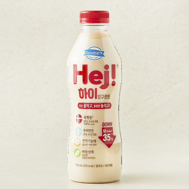 덴마크 하이 요구르트, 750ml, 1개입, 1개