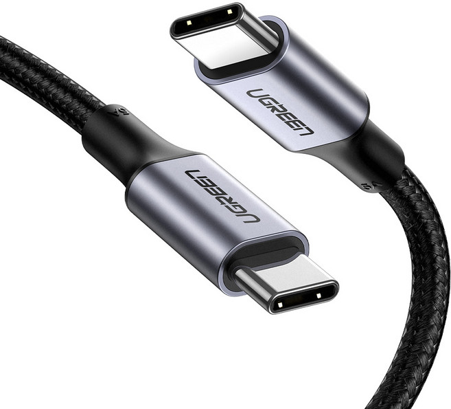 유그린 100W PD 지원 직조 C to C타입 고속충전케이블, 1.5m, 혼합색상, 1개