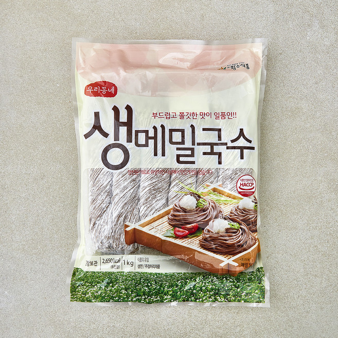 황소식품 생메밀국수, 1kg, 1개