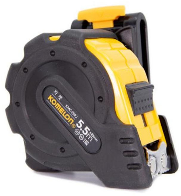 科美龍 附皮帶扣夾捲尺 5.5m x 25mm KMC-25RJL, 1個
