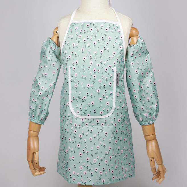 베베슈에뜨 아동용 방수 앞치마 + 팔토시 세트