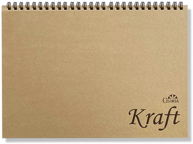 글로리아 하드커버 크라프트북 140g, B4, 40매, 1개