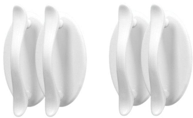 12라운드 보조손잡이 흰색, 4개