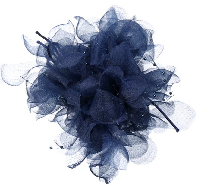 수스다 쉬폰 플라워 헤어 집게핀 올림머리 반묶음머리 4118