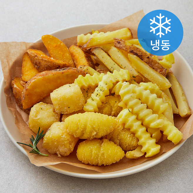 지엔씨푸드 스페셜 벨지안 모듬감자 5종 세트 400g (냉동), 1세트