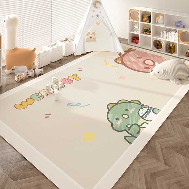 데이소이 요런개 반려동물 방수 미끄럼방지 매트, 1 작은 용, 1개