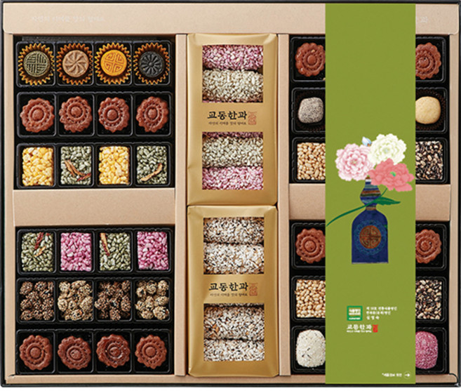 교동한과 화조 선물세트, 1세트, 1.308kg