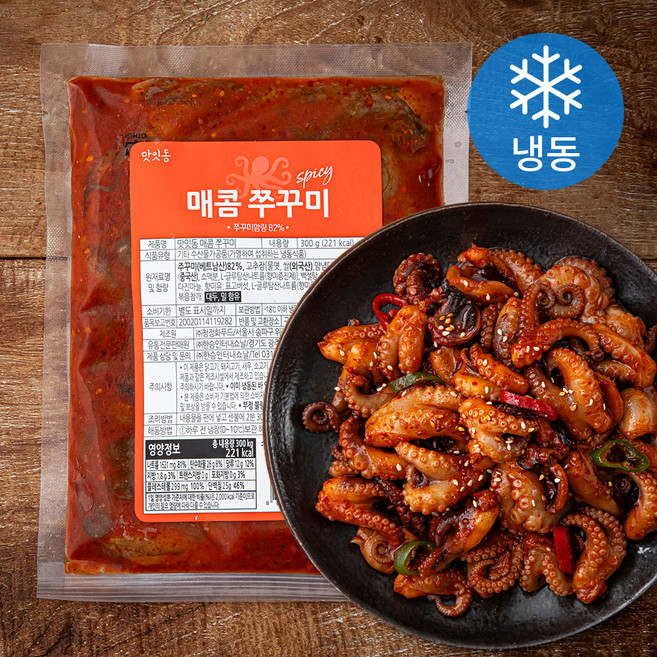 맛잇동 매콤 쭈꾸미 (냉동), 300g, 1개