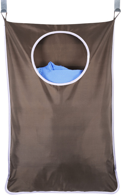 메이크그레이트 방문걸이 빨래주머니, 커피, 1개