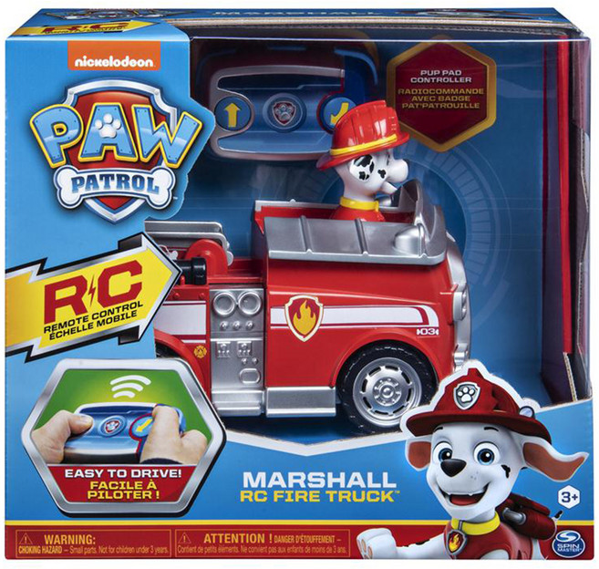 PAW PATROL 汪汪隊立大功 遙控車, 毛毛遙控消防車 紅色, 1盒