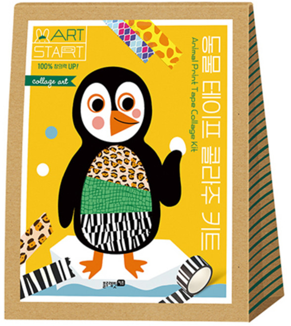 Blue Rabbit Art Start動物膠帶拼貼套組, 混合色, 單品