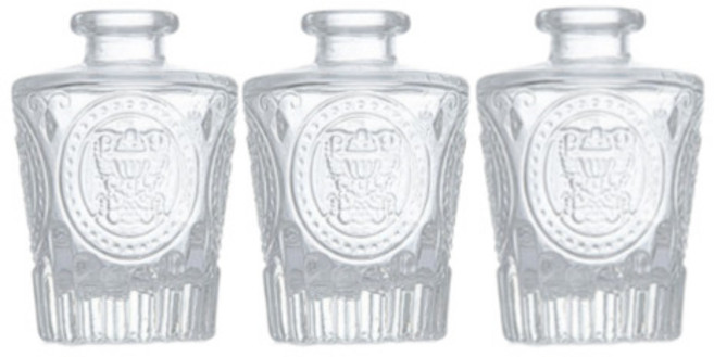 굿즈틱스 디퓨저 용기, 화이트, 130ml, 3개