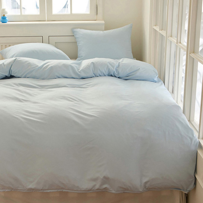 쉬즈홈 국내산 사계절 호텔식 이불커버, 애프터 블루