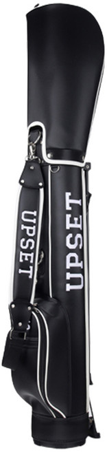 업셋 모던 경량 스탠드 골프 하프백, 블랙