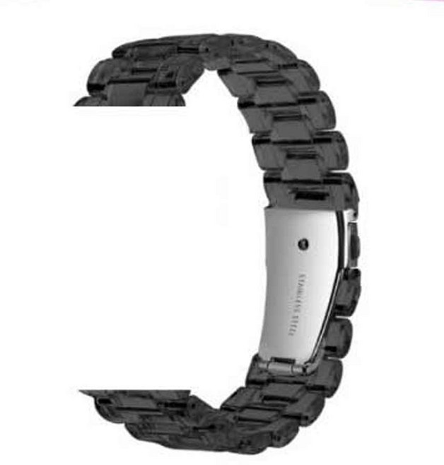 샤오미 어메이즈핏 S5 클리어 스트랩 22mm, 블랙