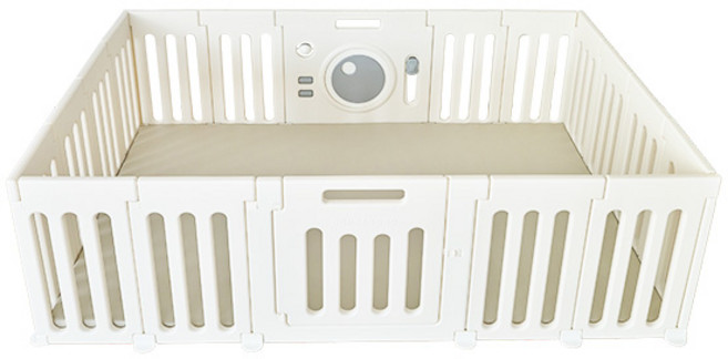 도노도노 튼튼 밀림방지 베이비룸 특대형, 퓨어밀크, 1개