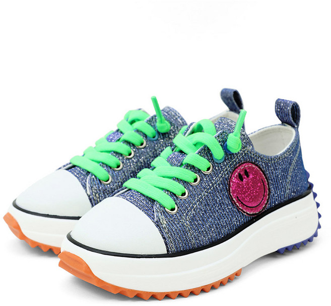 빔보빔바 아동용 글리터 로우탑